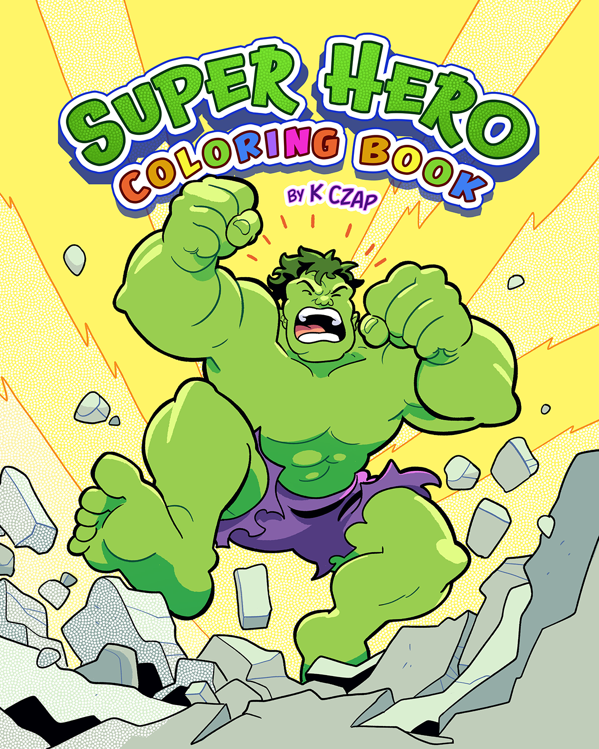 Super Hero Coloring Book