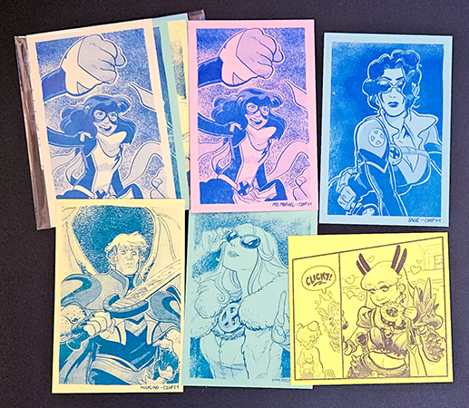 X-Men & Marvel Fan Art Print Set