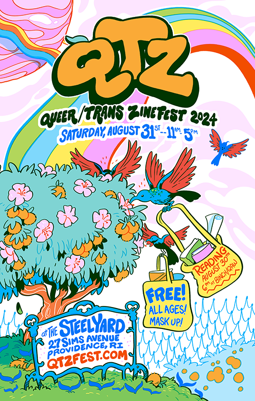 Queer Trans Zinefest 2024 poster