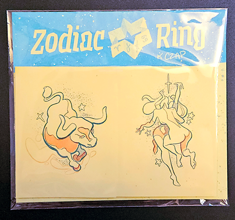 Zodiac Star Ring Zine